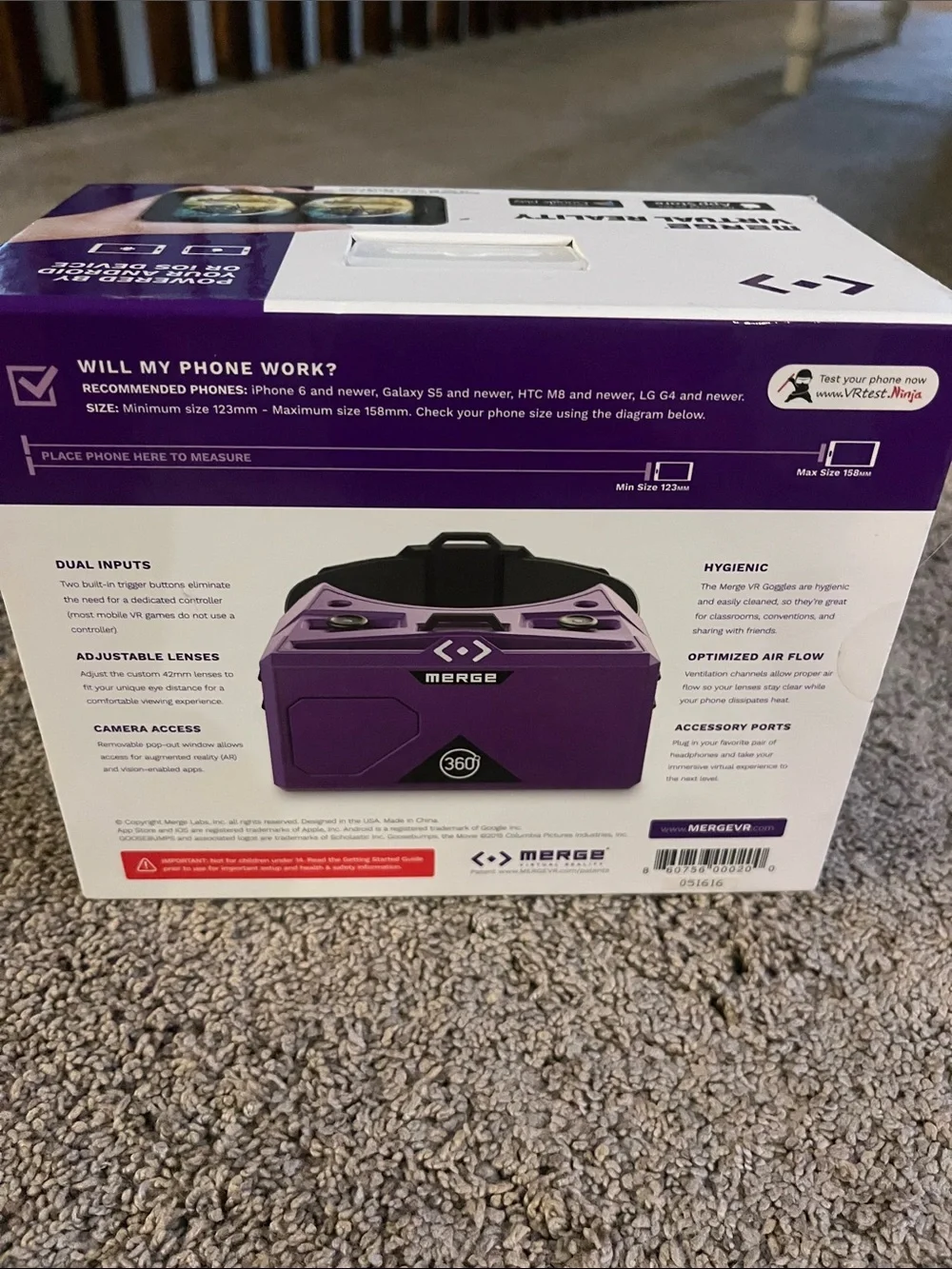 Merge Virtual Reality Goggles